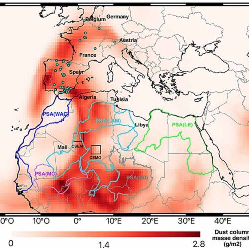 Polveri sahariane radioattive sull’Italia: origine svelata