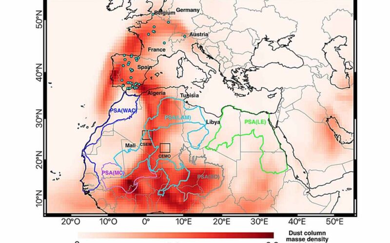 Polveri sahariane radioattive sull’Italia: origine svelata